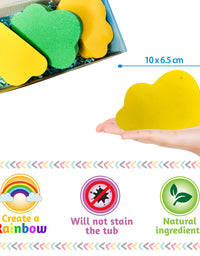 Rainbow Bath Bombs for Kids, Easter Gift for Kids, 3 Rainbow Effect kids Bath Bombs - Axel Adventures