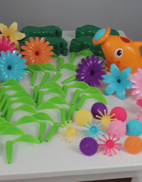Flower Garden Building Toy, Build A Flower Garden Toddler Toy 47 Pc
