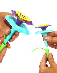 Build A Flower Garden, Colorful Flower Stacking Toy 47 Pcs - Axel Adventures