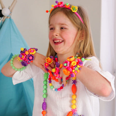 Pop Beads Jewelry making Kit for Kids, Crafts Beading Kit for Girls - Axel Adventures