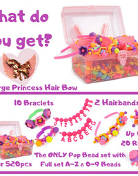 Pop Beads Jewelry making Kit for Kids, Crafts Beading Kit for Girls - Axel Adventures