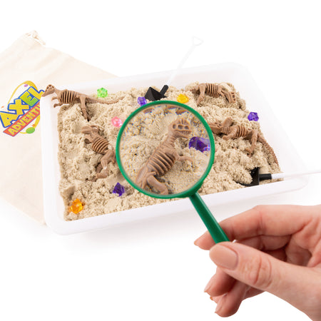 Dinosaur Sensory Bin for Preschoolers, Dinosaur Toy for Kids - Axel Adventures
