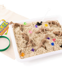 Dinosaur Sensory Bin for Preschoolers, Dinosaur Toy for Kids - Axel Adventures