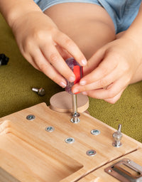 Montessori Screwdriver Truck Real Tools Toy for Kids - Axel Adventures