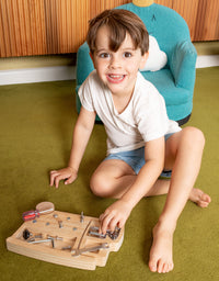 Montessori Screwdriver Truck Real Tools Toy for Kids - Axel Adventures