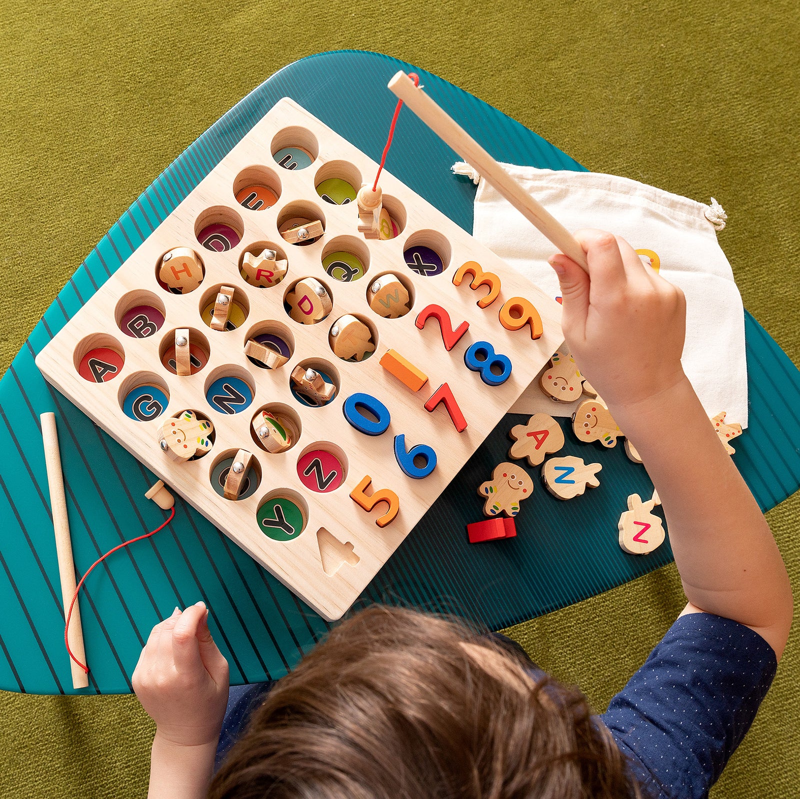 Magnetic Fishing Game, Preschool toy, Fishing Game - Axel Adventures