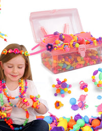 Pop Beads Jewelry making Kit for Kids, Crafts Beading Kit for Girls - Axel Adventures