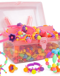 Pop Beads Jewelry making Kit for Kids, Crafts Beading Kit for Girls - Axel Adventures