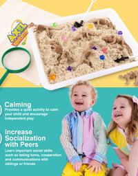 Dinosaur Sensory Bin for Preschoolers, Dinosaur Toy for Kids - Axel Adventures