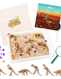 Dinosaur Sensory Bin for Preschoolers, Dinosaur Toy for Kids - Axel Adventures