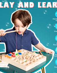 Magnetic Fishing Game, Preschool toy, Fishing Game - Axel Adventures