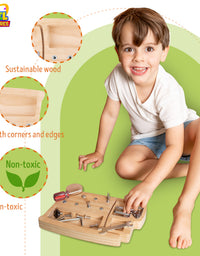 Montessori Screwdriver Truck Real Tools Toy for Kids - Axel Adventures