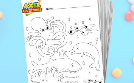 Under the ocean - FREE COLOURING IN!