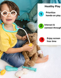 Pretend Play Doctor Kit with Light and Sound - Axel Adventures
