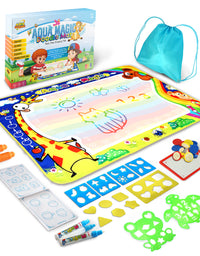 Aqua Magic Doodle Mat for Toddlers, Mess Free Drawing Mat, Colourful Toddler Toy - Axel Adventures
