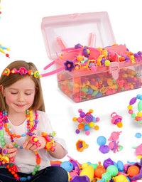 Pop Beads Jewelry making Kit for Kids, Crafts Beading Kit for Girls - Axel Adventures
