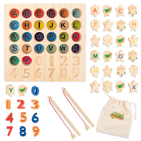 Magnetic Fishing Game, Preschool toy, Fishing Game - Axel Adventures