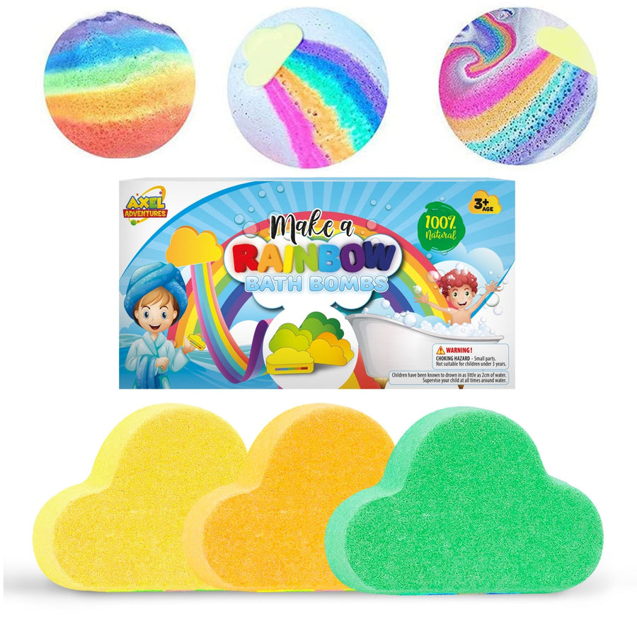 Rainbow Bath Bomb, Kids Bath Bombs - Axel Adventures
