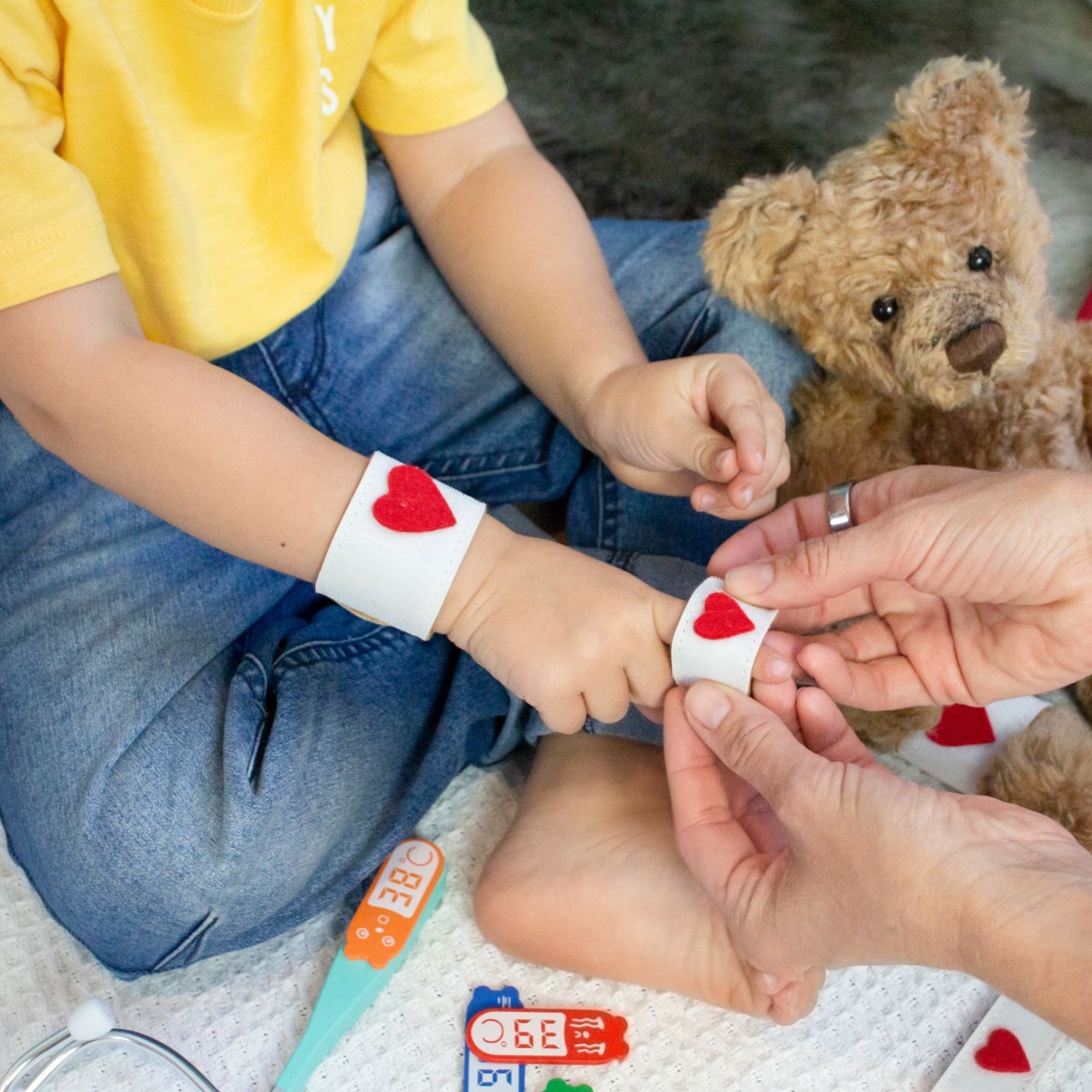 Montessori Wooden Doctor Kit, Pretend Play Medical Playset - Axel Adventures