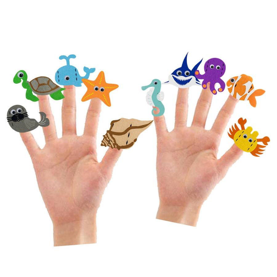 Kids Sewing Crafts for Kids , Easy Puppet Making Kit, Felt Crafts Childrens Simple Christmas Sewing Project - Axel Adventures